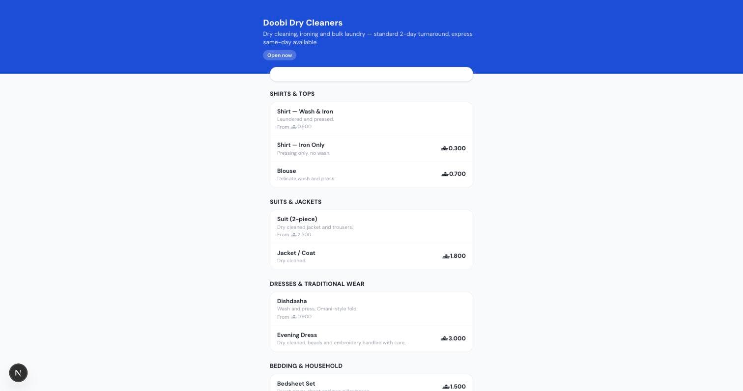Order tracking, in their pocket